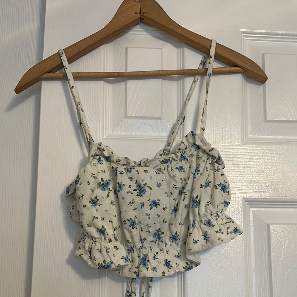 Wild Fable Blue Floral Camisole